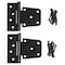Nuvo Iron BLACK GALVANIZED STEEL 4in TEE HINGES, 2PK TH4BLK - alternate 5